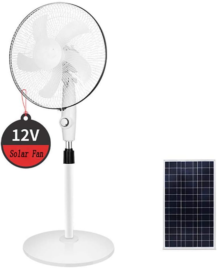 ABANICO SOLAR RECARGABLE DE 16 PULGADAS