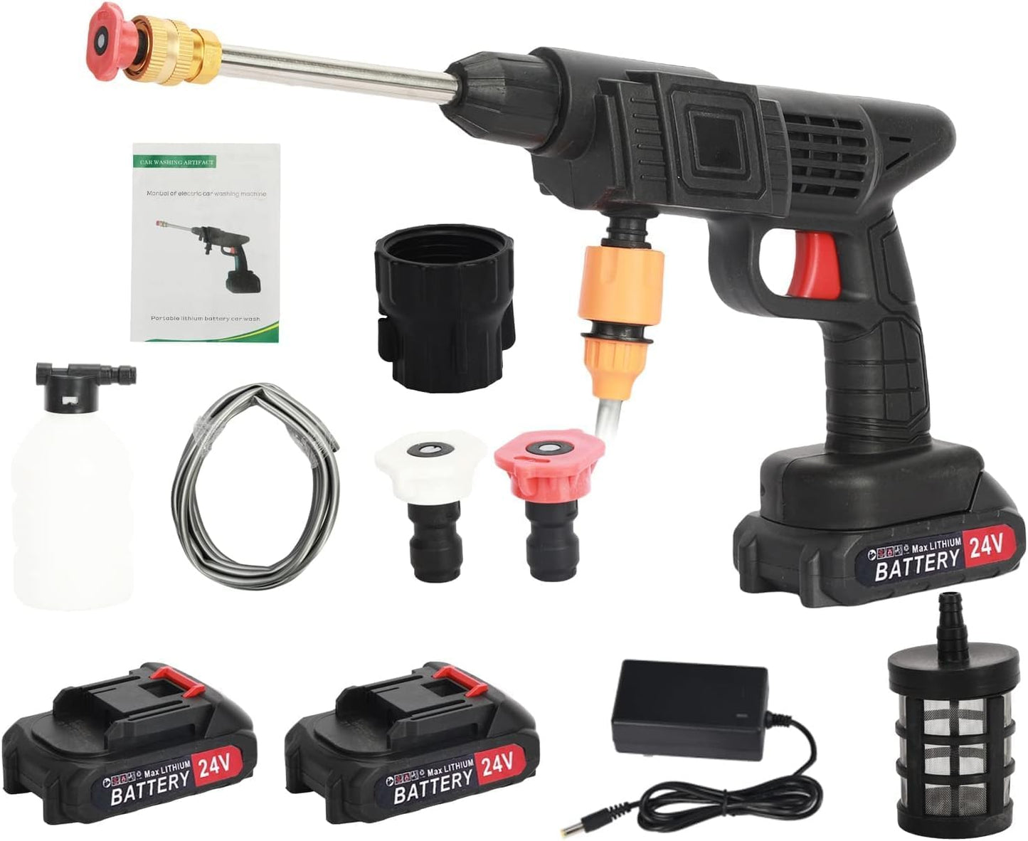 HIDROLAVADORA 2 BATERIAS (1 BATERIA 48V + 1 BATERIA 48V )