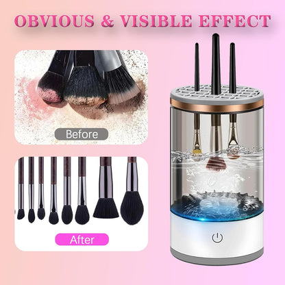 MÁQUINA LIMPIADORA DE BROCHAS DE MAQUILLAJE