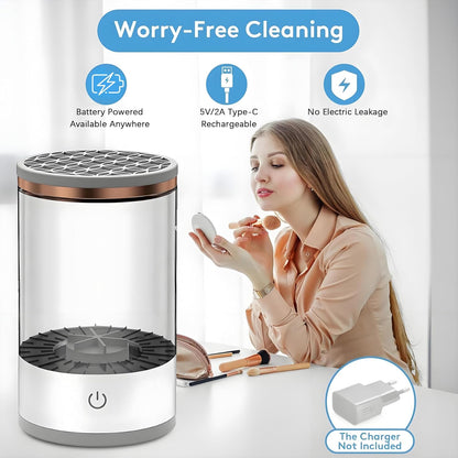 MÁQUINA LIMPIADORA DE BROCHAS DE MAQUILLAJE