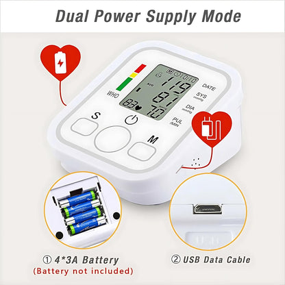 TENSIOMETRO DIGITAL DE BRAZO AUTOMÁTICO A PILAS