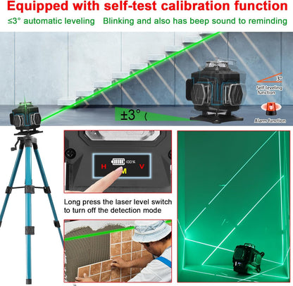 SET DE NIVEL LASER 16 PZ AM-403