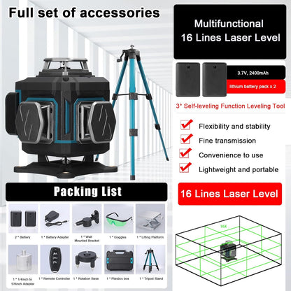 SET DE NIVEL LASER 16 PZ AM-403