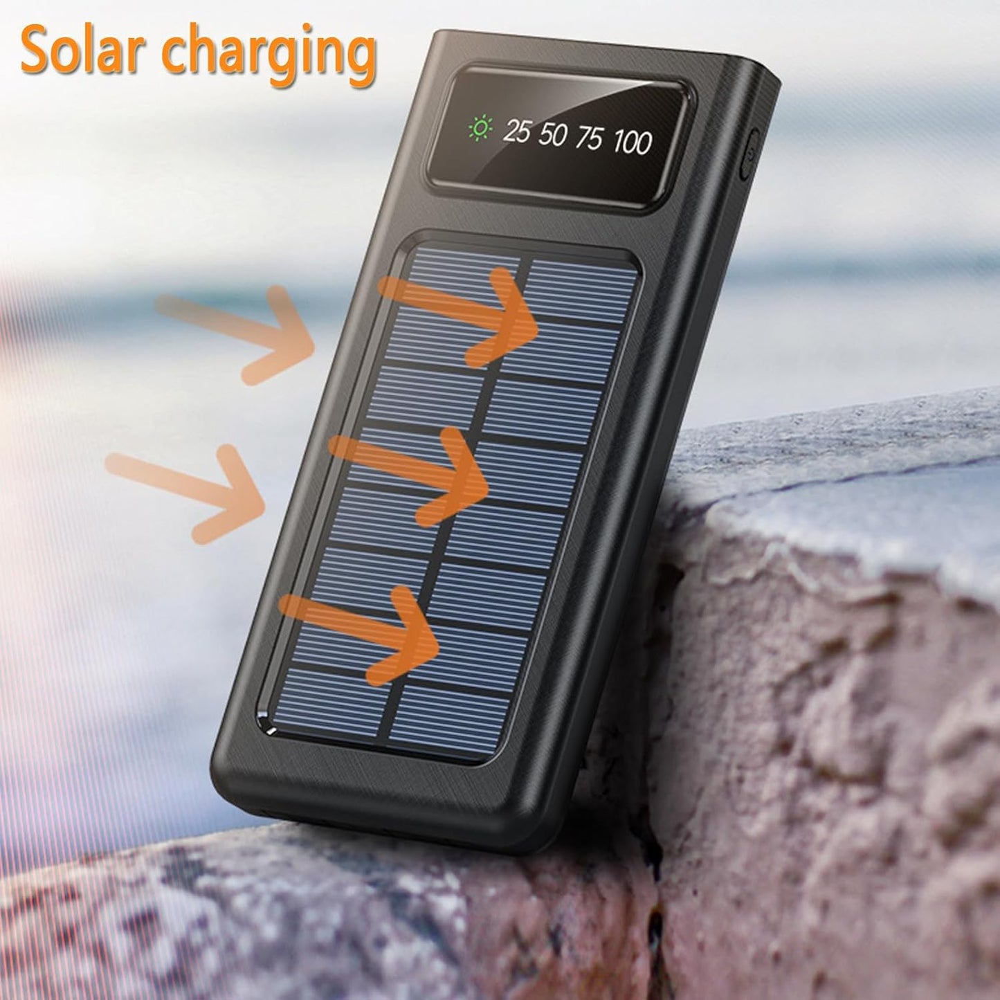 POWER BANK CON CARGA SOLAR 20.000MAH