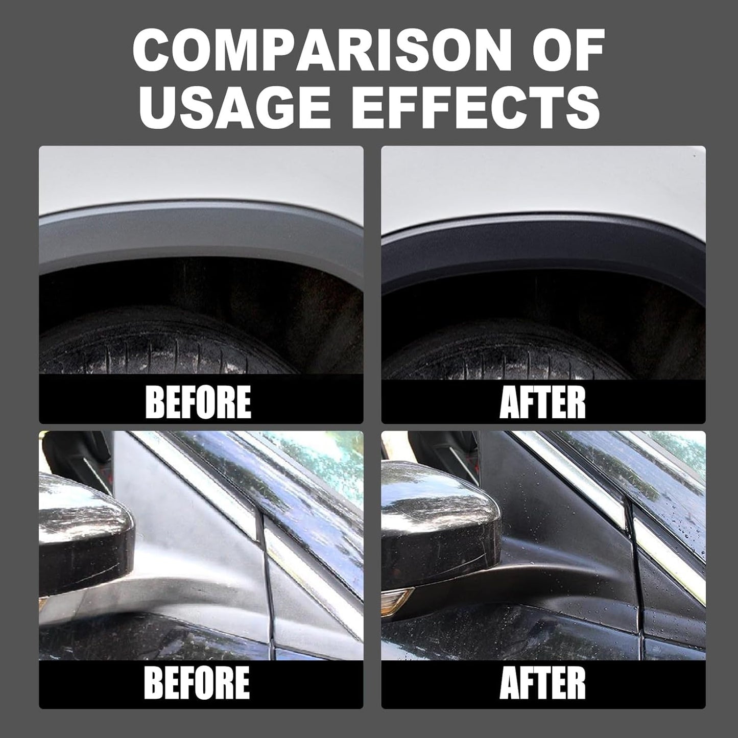 SPRAY DE RECUBRIMIENTO REVITALIZANTE DE PLASTICO IDEAL PARA VEHICULOS ¡DEVUELVE EL BRILLO AL INSTANTE! 100ML