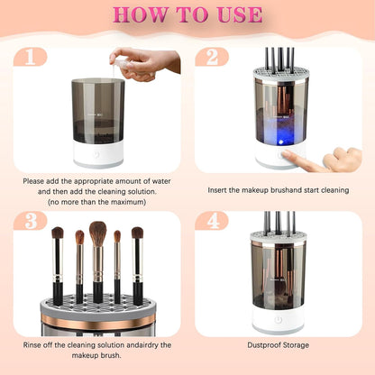 MÁQUINA LIMPIADORA DE BROCHAS DE MAQUILLAJE