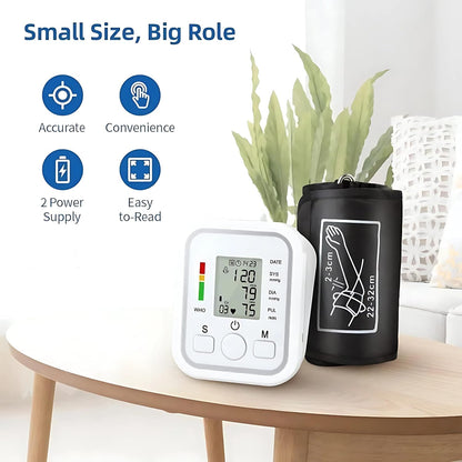 TENSIOMETRO DIGITAL DE BRAZO AUTOMÁTICO A PILAS